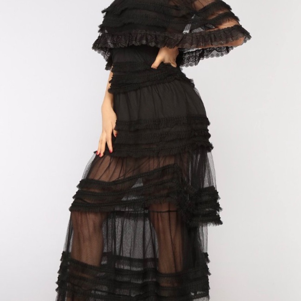 White plush dress just like the black one